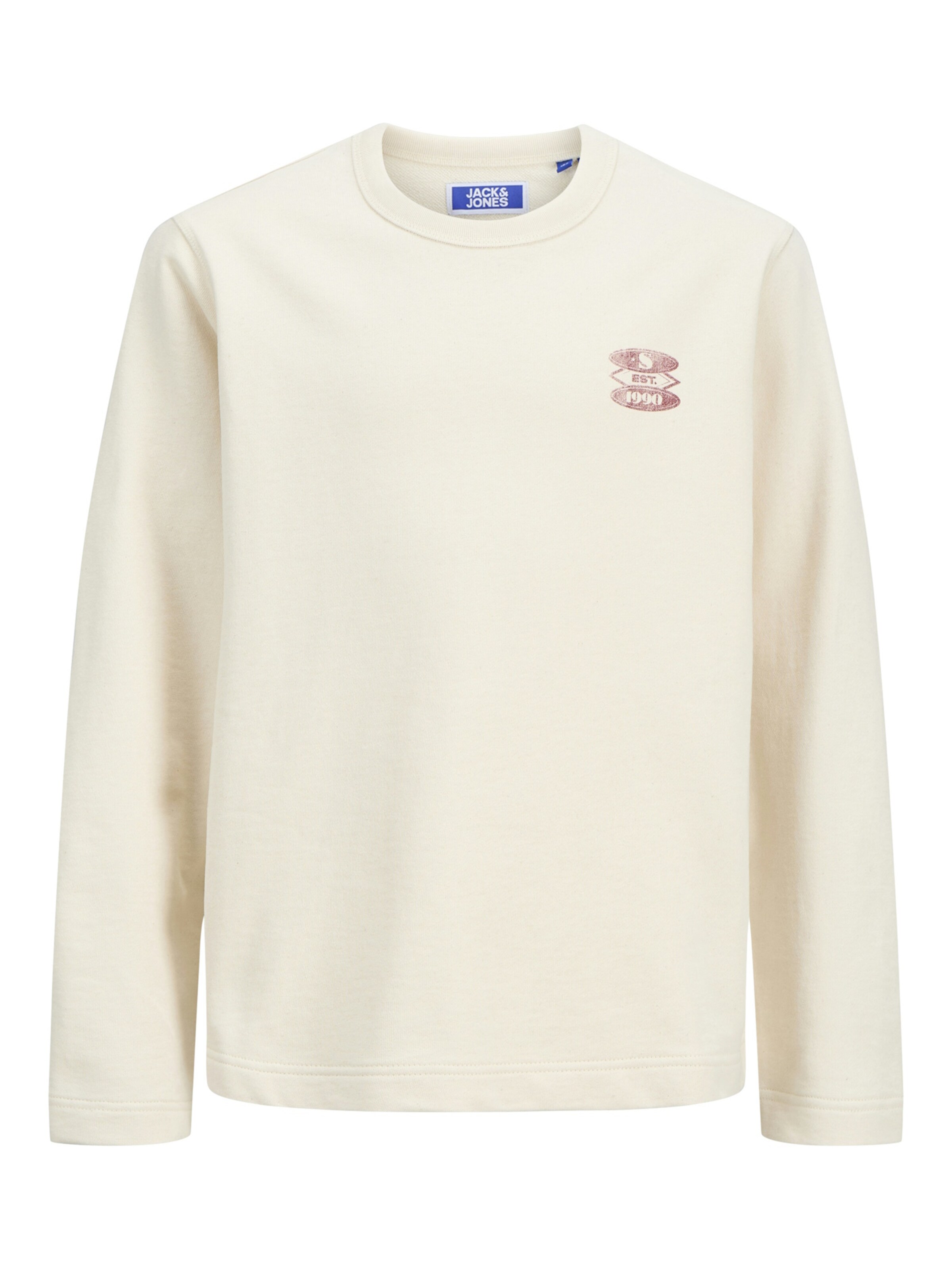 Sweat 'Retiro' Jack & Jones Junior en beige : devant