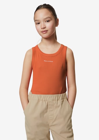 T-Shirt Marc O'Polo en orange : devant