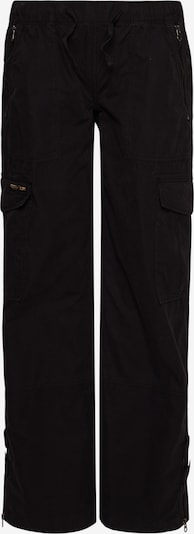 Superdry Pantalon cargo en noir, Vue avec produit
