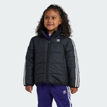ADIDAS ORIGINALS - Casaco meia-estação 'Adicolor' em preto: frente