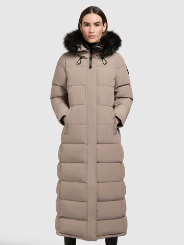 khujo - Casaco de inverno ' EDEM ' em bege: frente