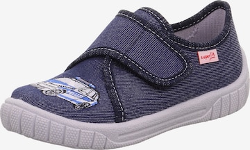 SUPERFIT Hausschuh 'Bill' in Blau: Vorderseite