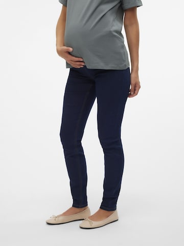 MAMALICIOUS Slim fit Jeans in Blue: front