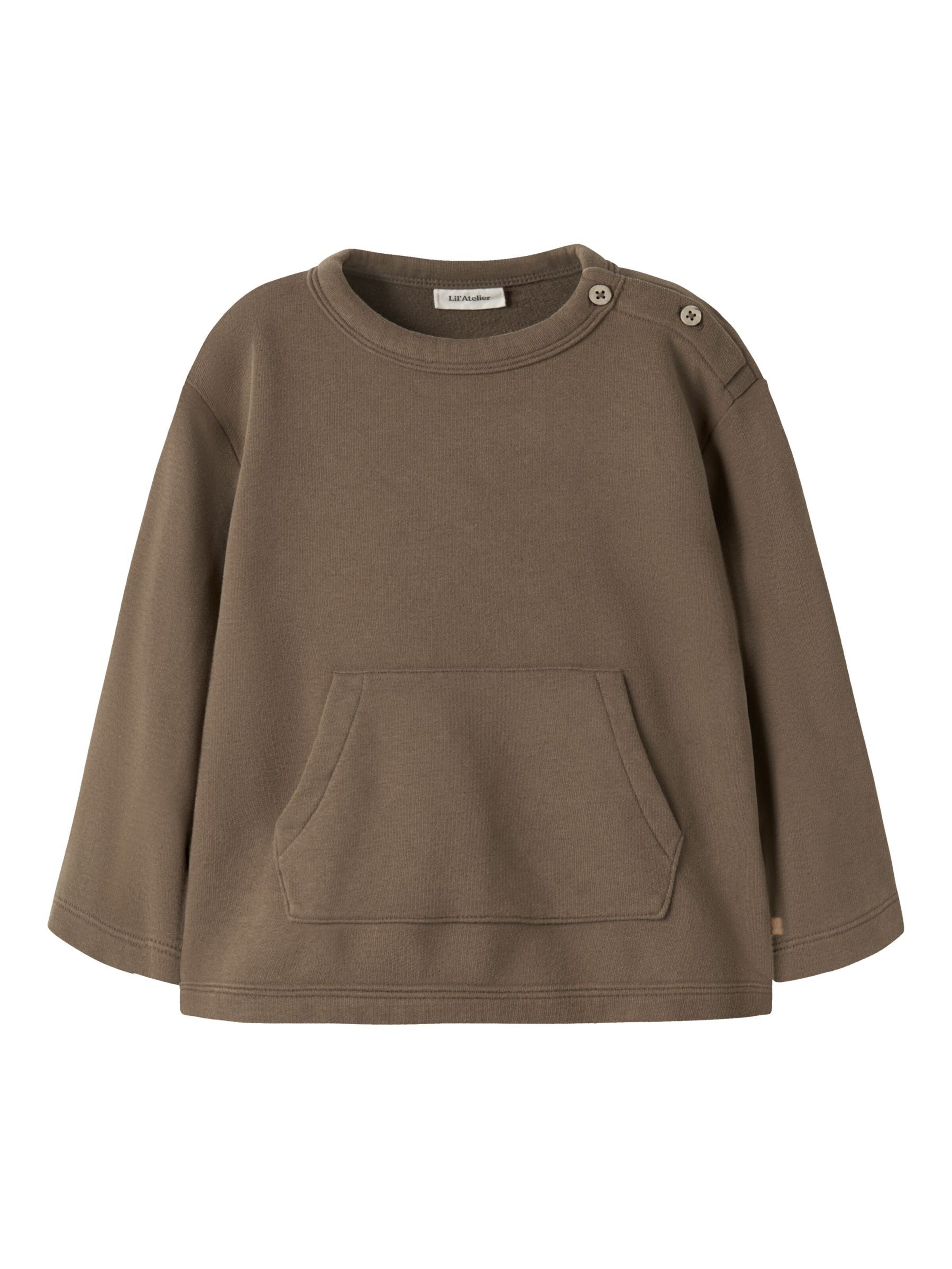 Lil'Atelier - Sudadera en marrón: frente