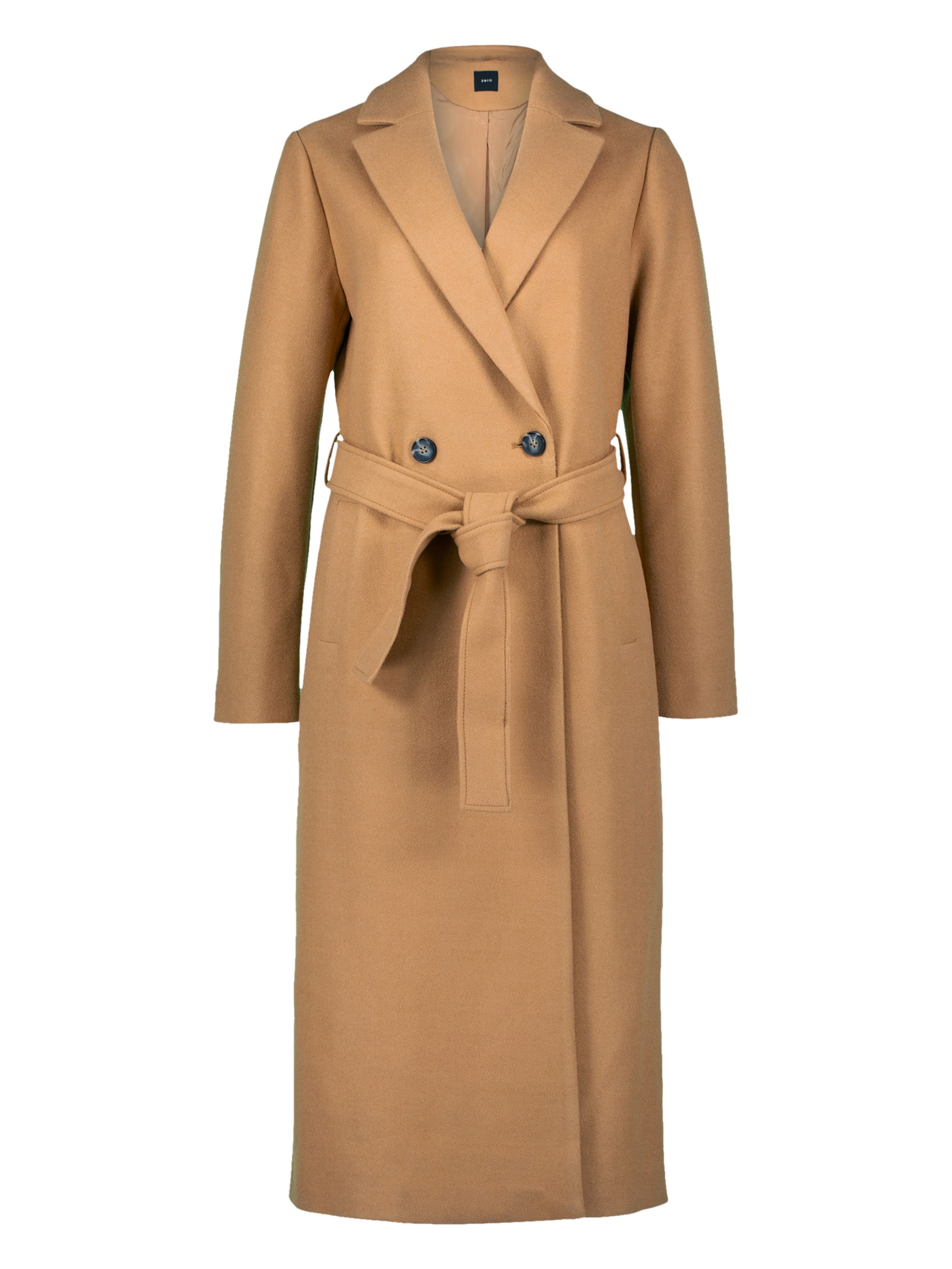 zero Tussenmantel in Beige: voorkant