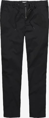 Men Plus Regular Broek in Zwart: voorkant