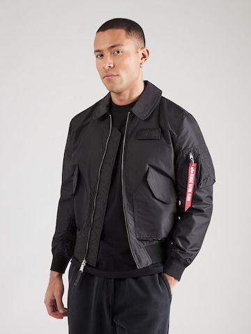 ALPHA INDUSTRIES Between-Season Jacket in Black: front
