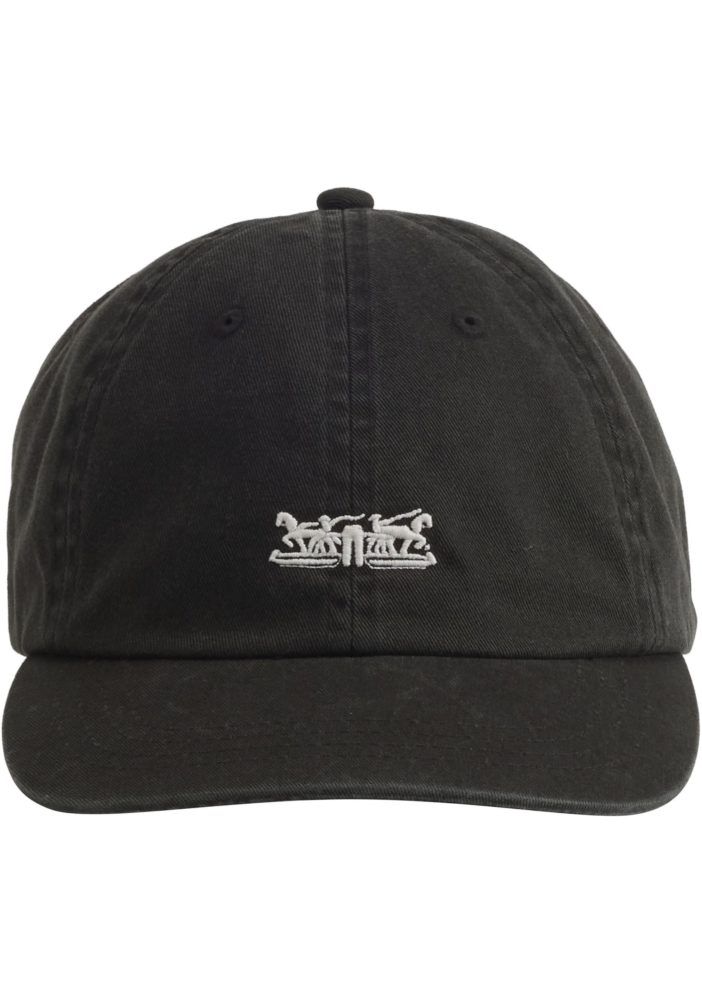 LEVI'S ® Cap in Schwarz: Vorderseite