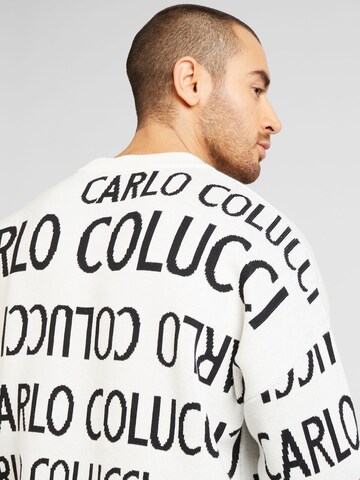 Carlo Colucci Pullover in Weiß