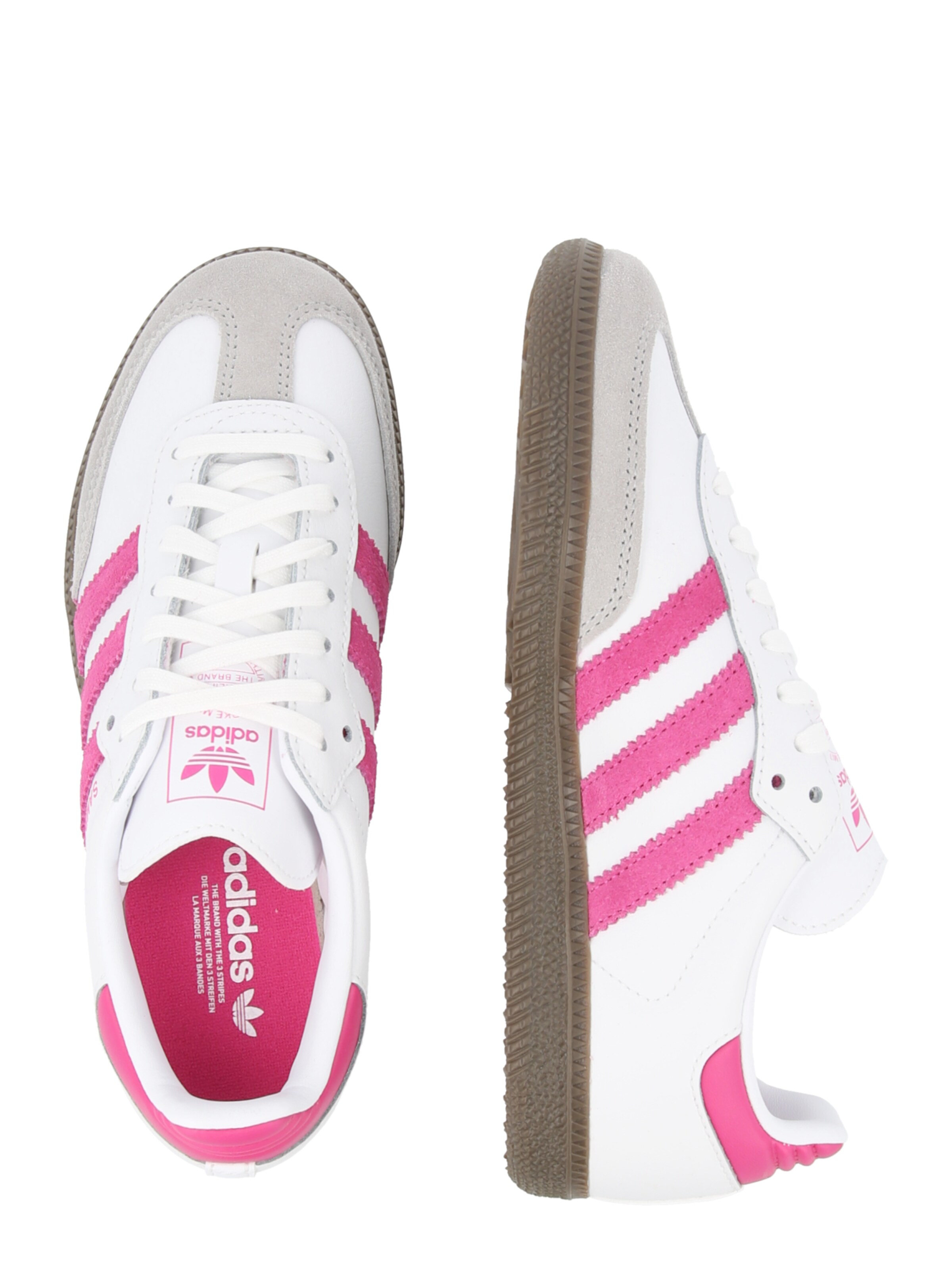 Baskets 'SAMBA' ADIDAS ORIGINALS en blanc