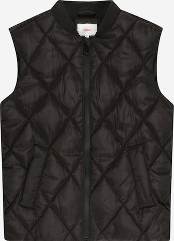 Gilet di s.Oliver in nero: frontale