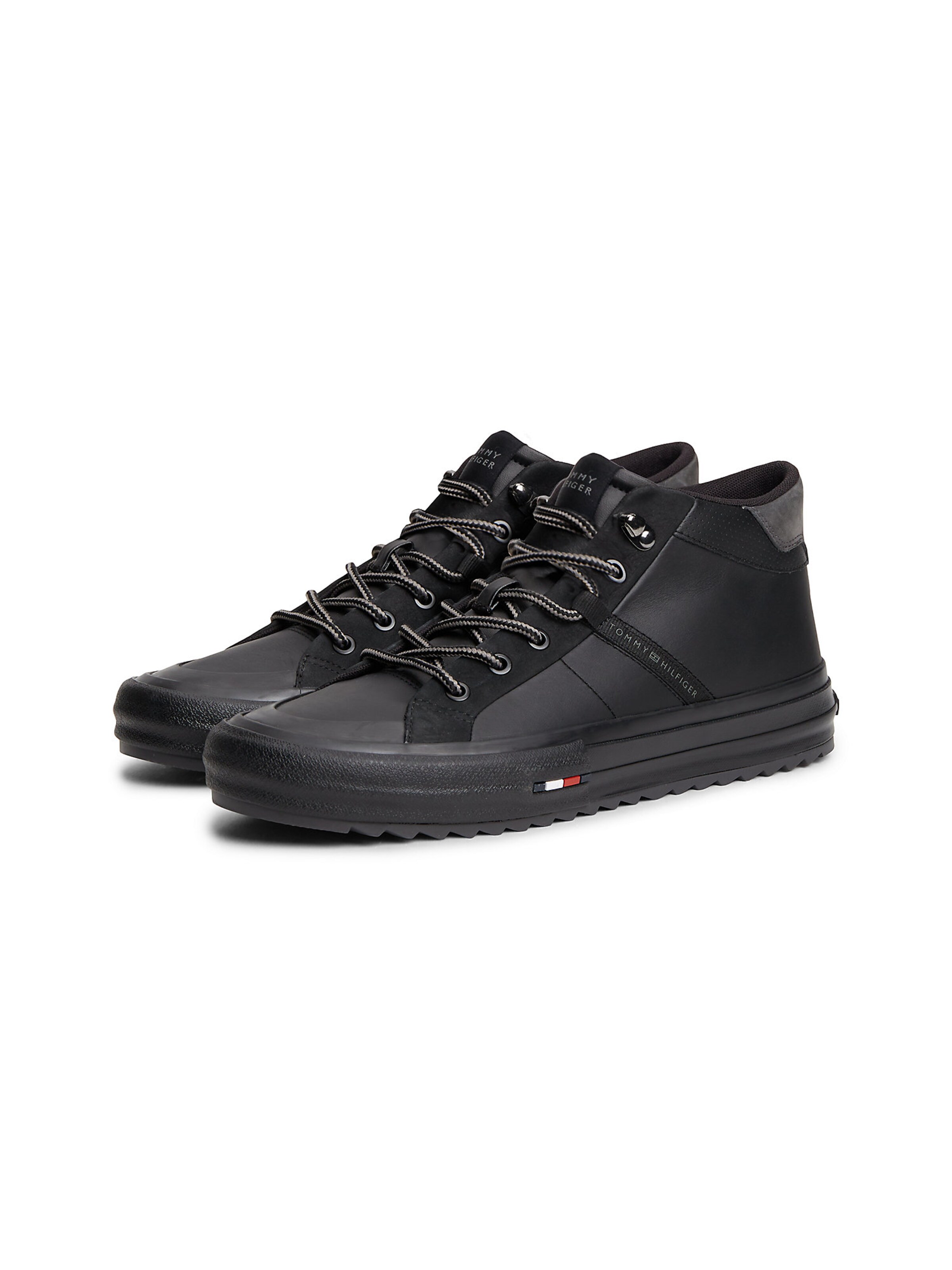 TOMMY HILFIGER Sneakers hoog in Zwart