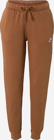 Nike Sportswear Pants in Brown: front