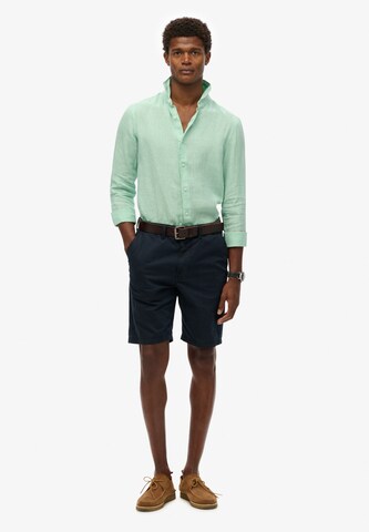 Superdry Regular fit Button Up Shirt 'Vacation' in Green