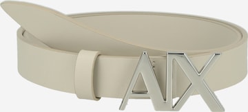 ARMANI EXCHANGE Belt in White: front