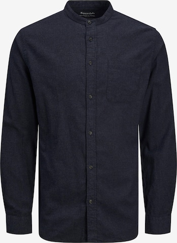 JACK & JONES Button Up Shirt in Blue: front