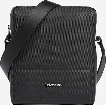 Borsa a tracolla di Calvin Klein in nero: frontale