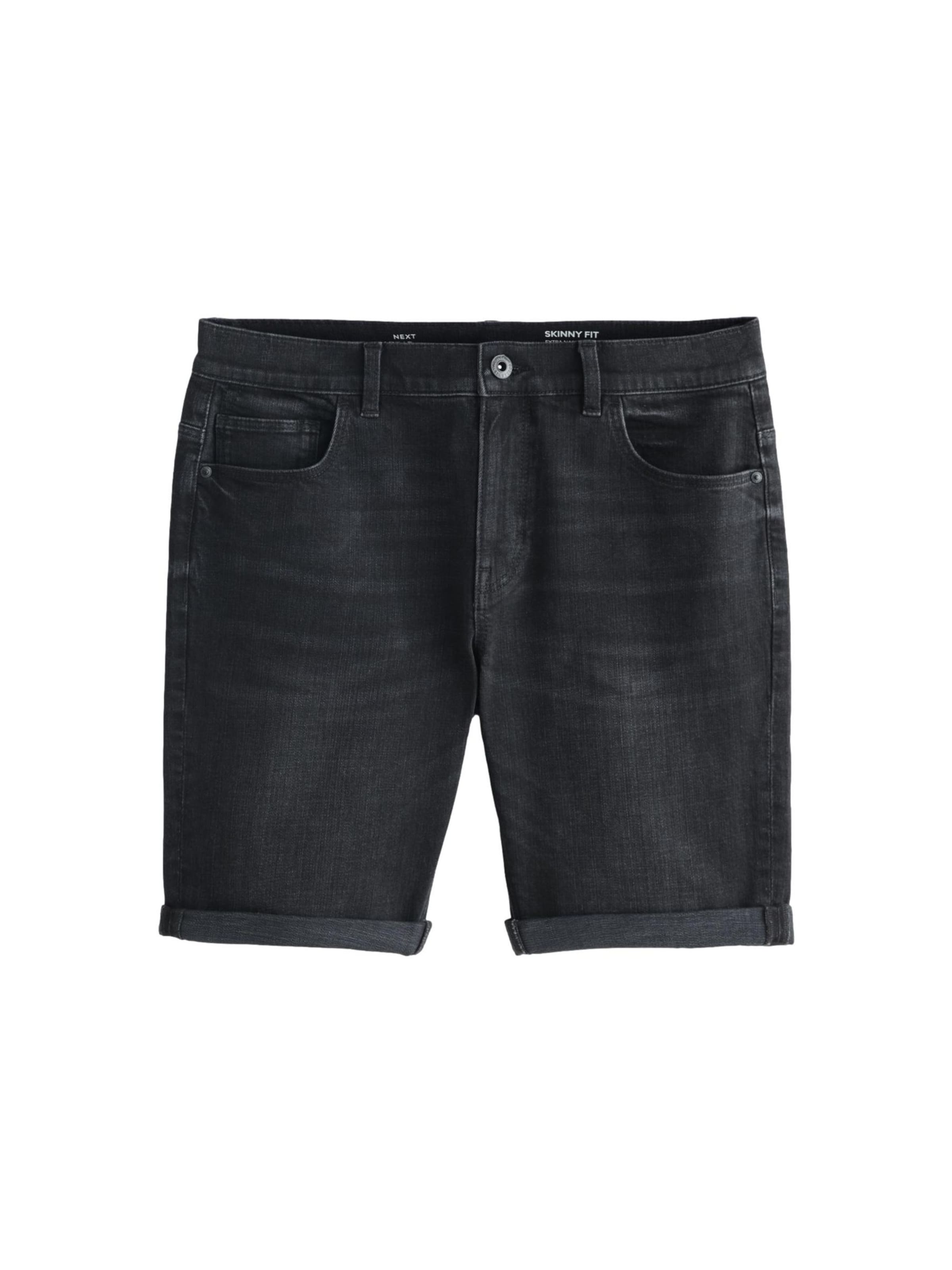 Slimfit Jeans di Next in nero: frontale