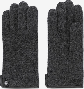 Roeckl Full Finger Gloves in Grey: front