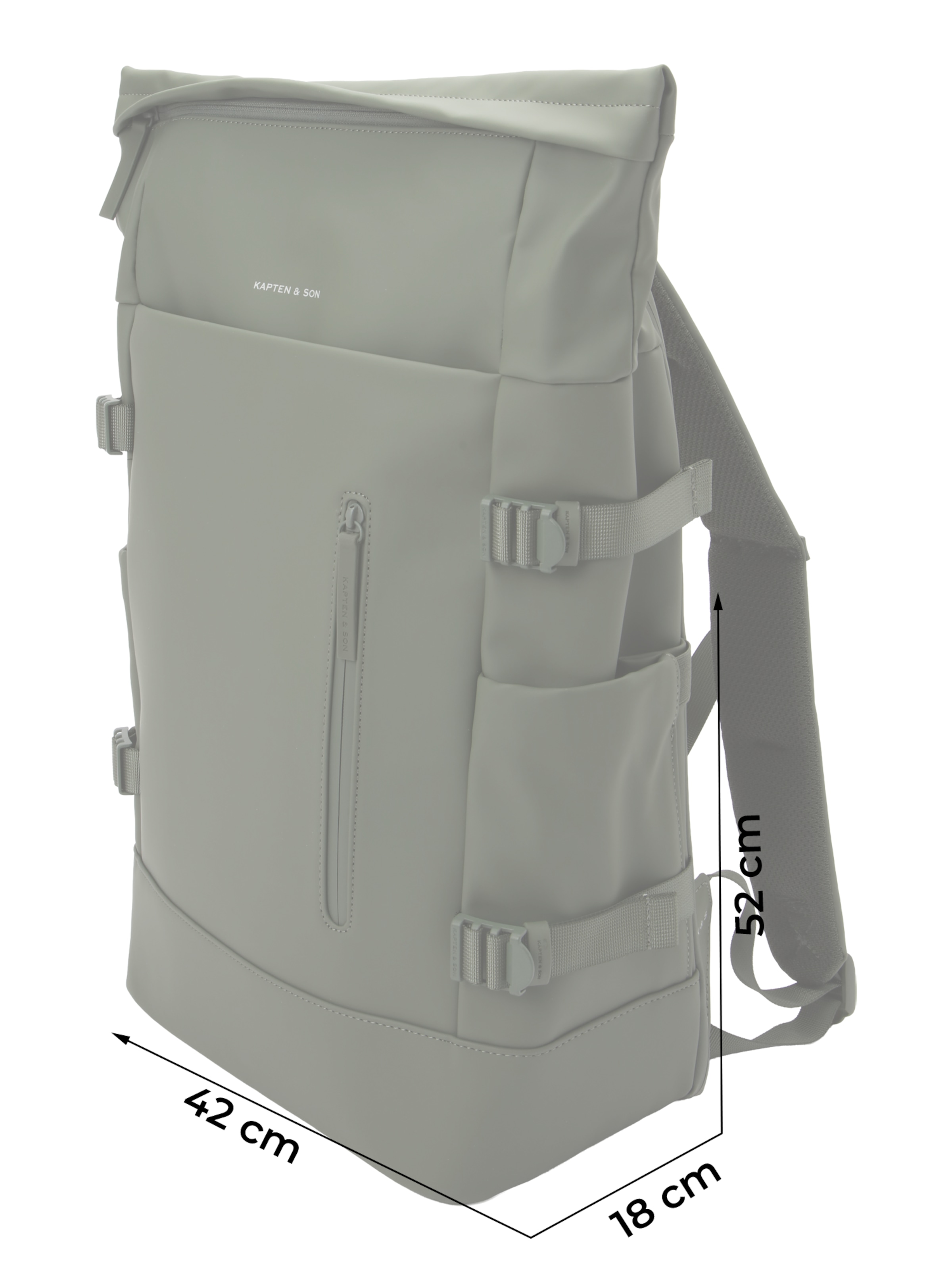 Kapten & Son - Mochila 'Helsinki Pro' en verde