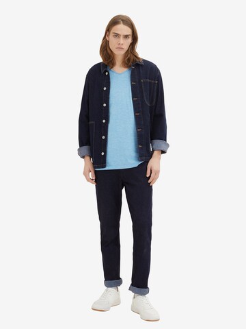 TOM TAILOR DENIM Shirt in Blauw