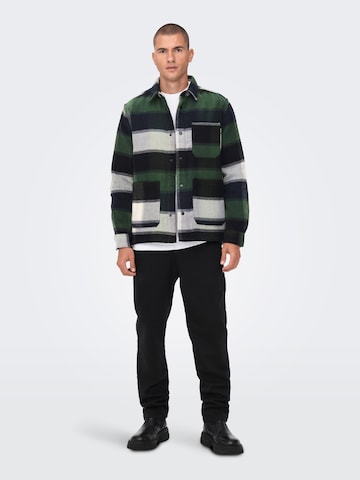 Only & Sons Between-Season Jacket 'ALI' in Green