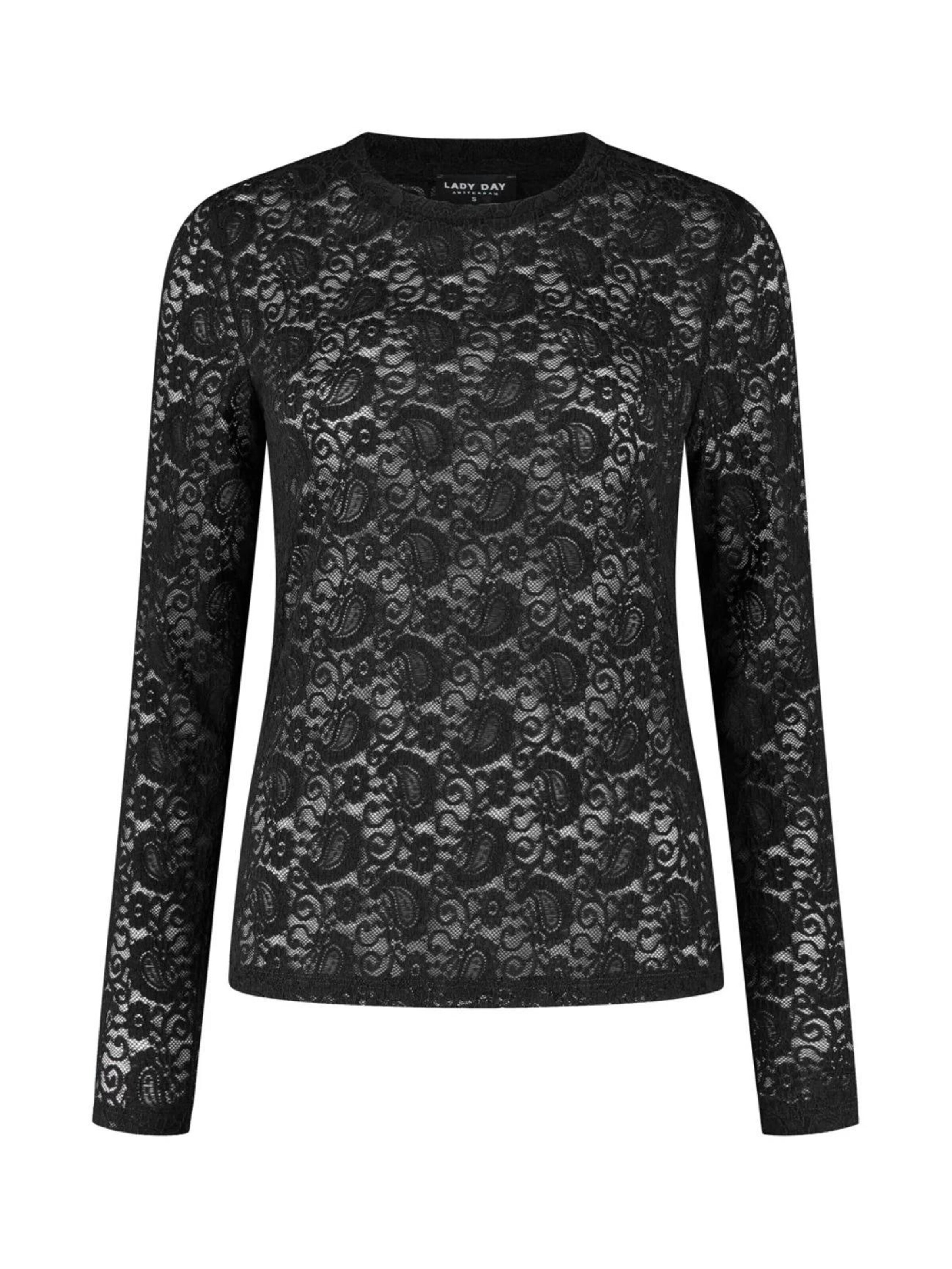 Lady Day Shirt 'Lady Day Joss zwart' in Black