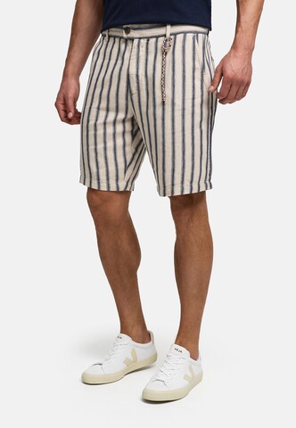 INDICODE JEANS Regular Chino 'Monetti' in Wit