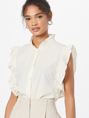 Samsøe Samsøe Blouse 'Marthy' in White: front