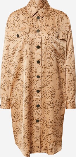 PULZ Jeans Shirt dress 'HELEN' in Brown / Caramel / Light brown, Item view