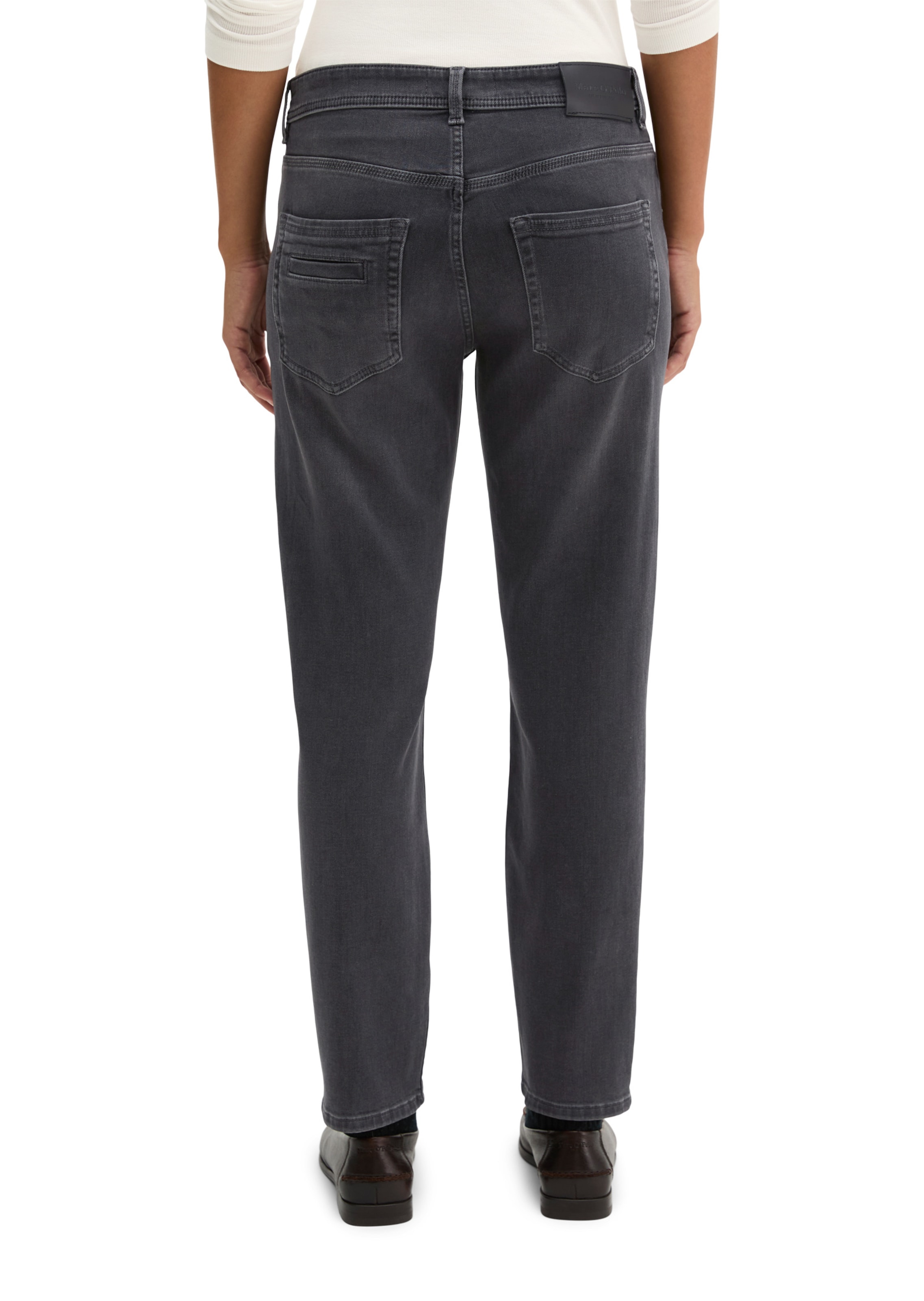 Marc O'Polo Loosefit Jeans 'Theda' in Grijs
