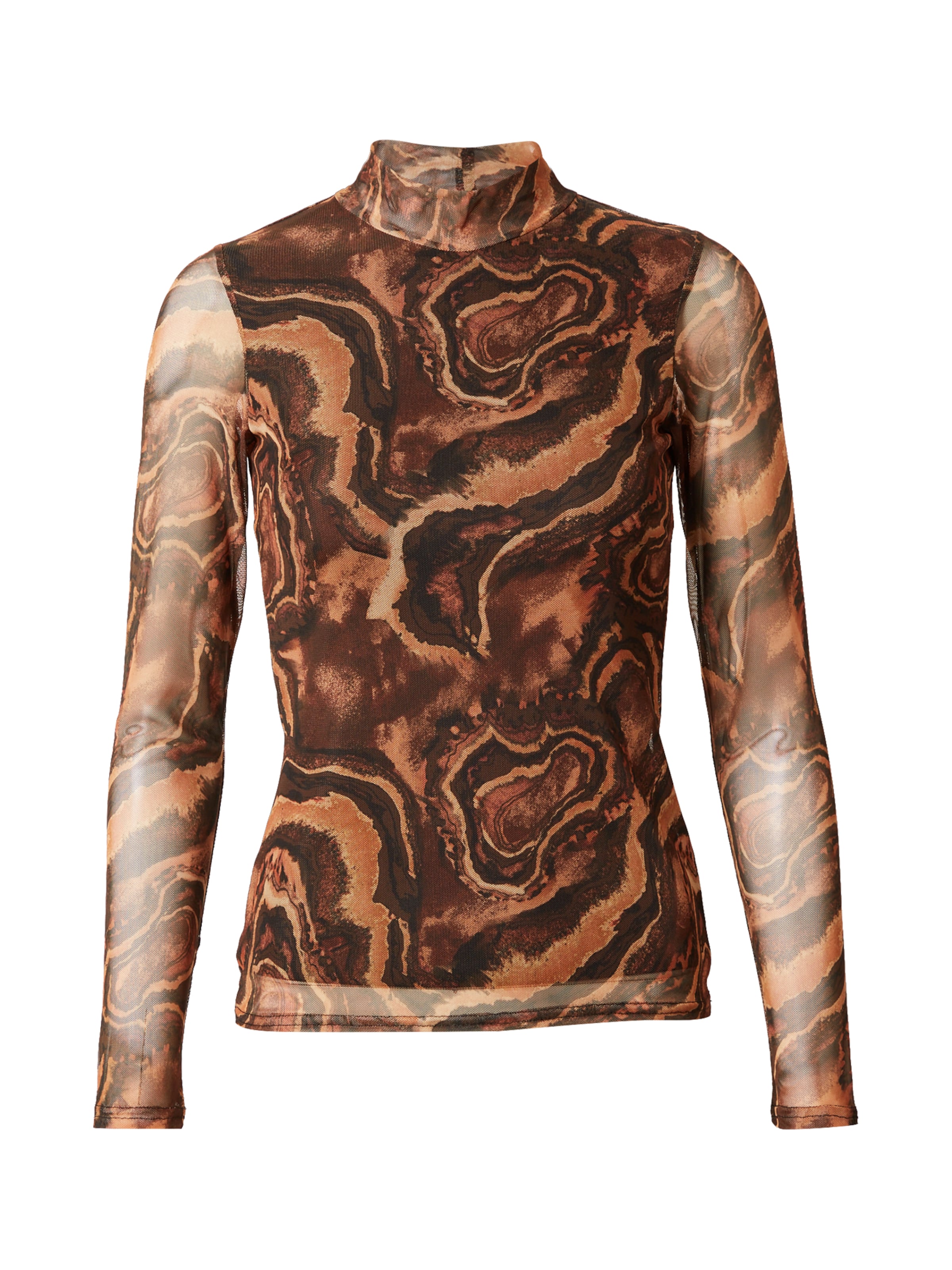 Warehouse Футболка в Коричневый: спереди