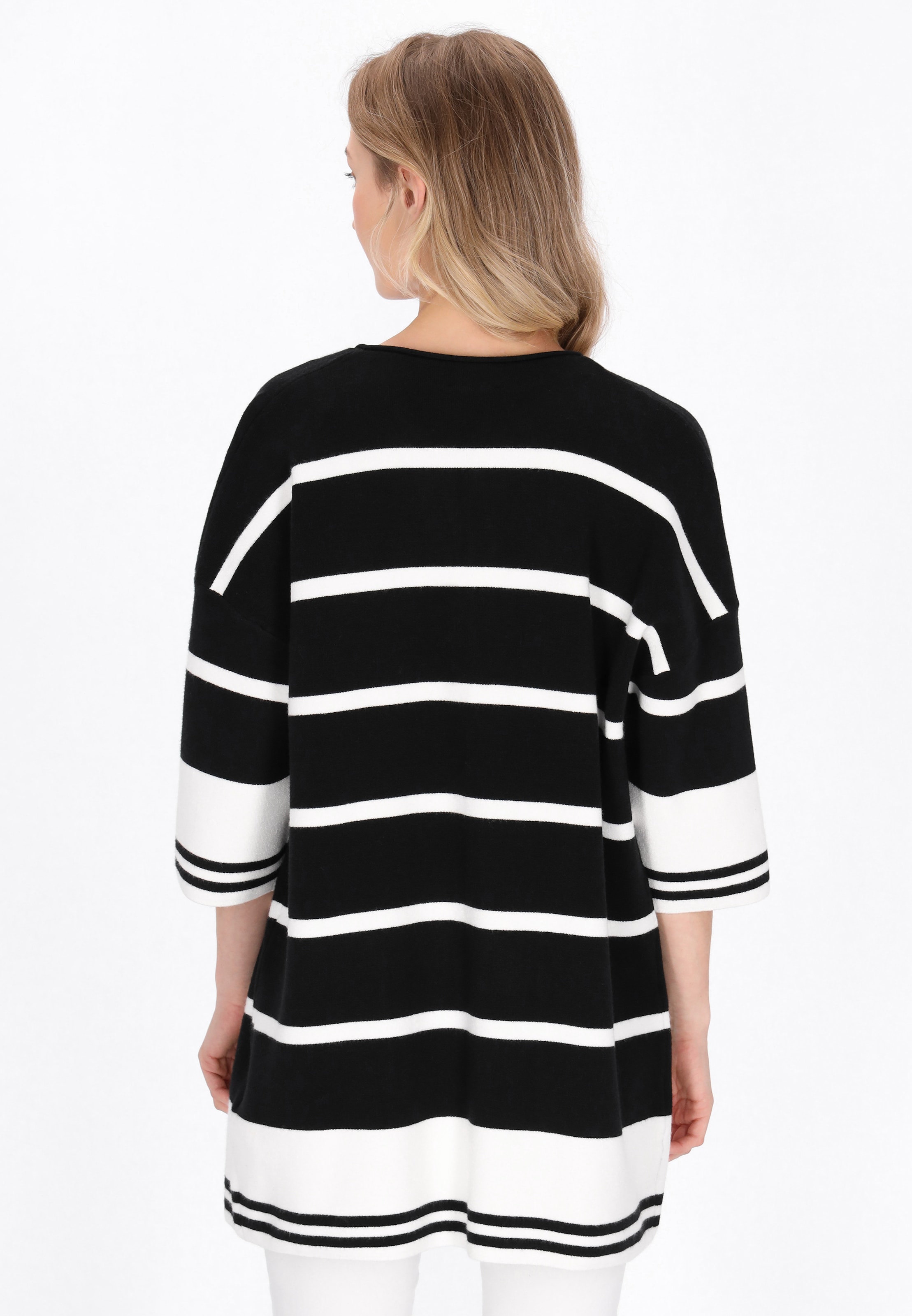 Geacă tricotată de la DreiMaster Maritim pe negru