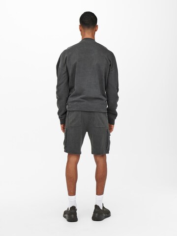 Only & Sons Regular Cargo Pants 'Nicky' in Grey