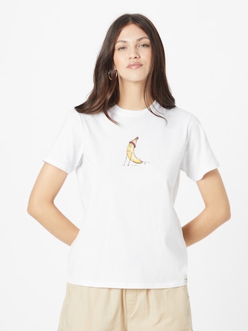 Iriedaily T-Shirt 'Yoganana' in Weiß: predná strana