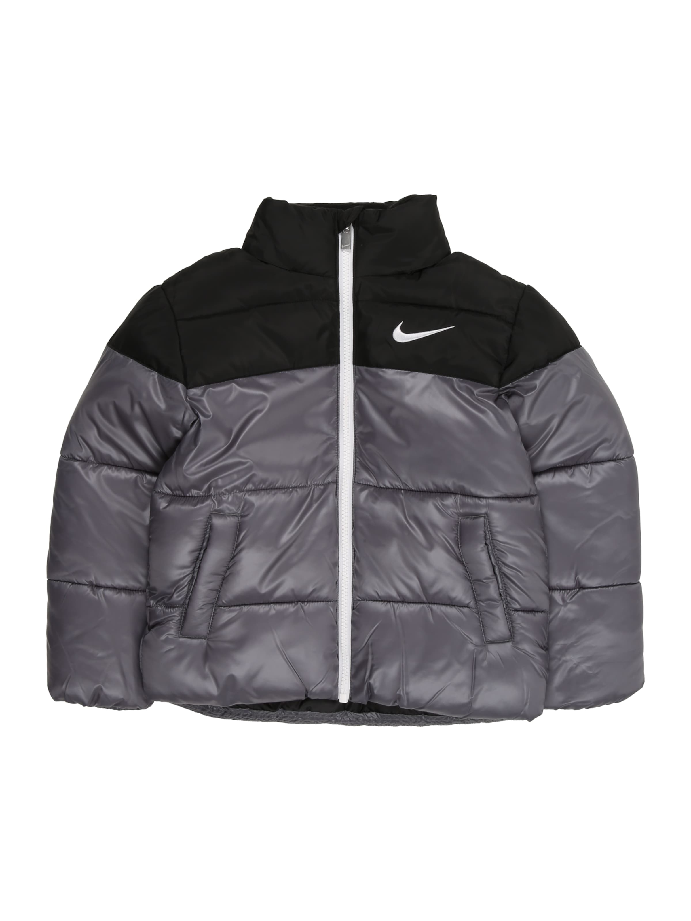 Geacă de iarnă de la Nike Sportswear pe negru: față