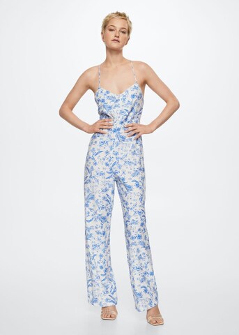 MANGO Jumpsuit 'Cuqui' in Blauw: voorkant