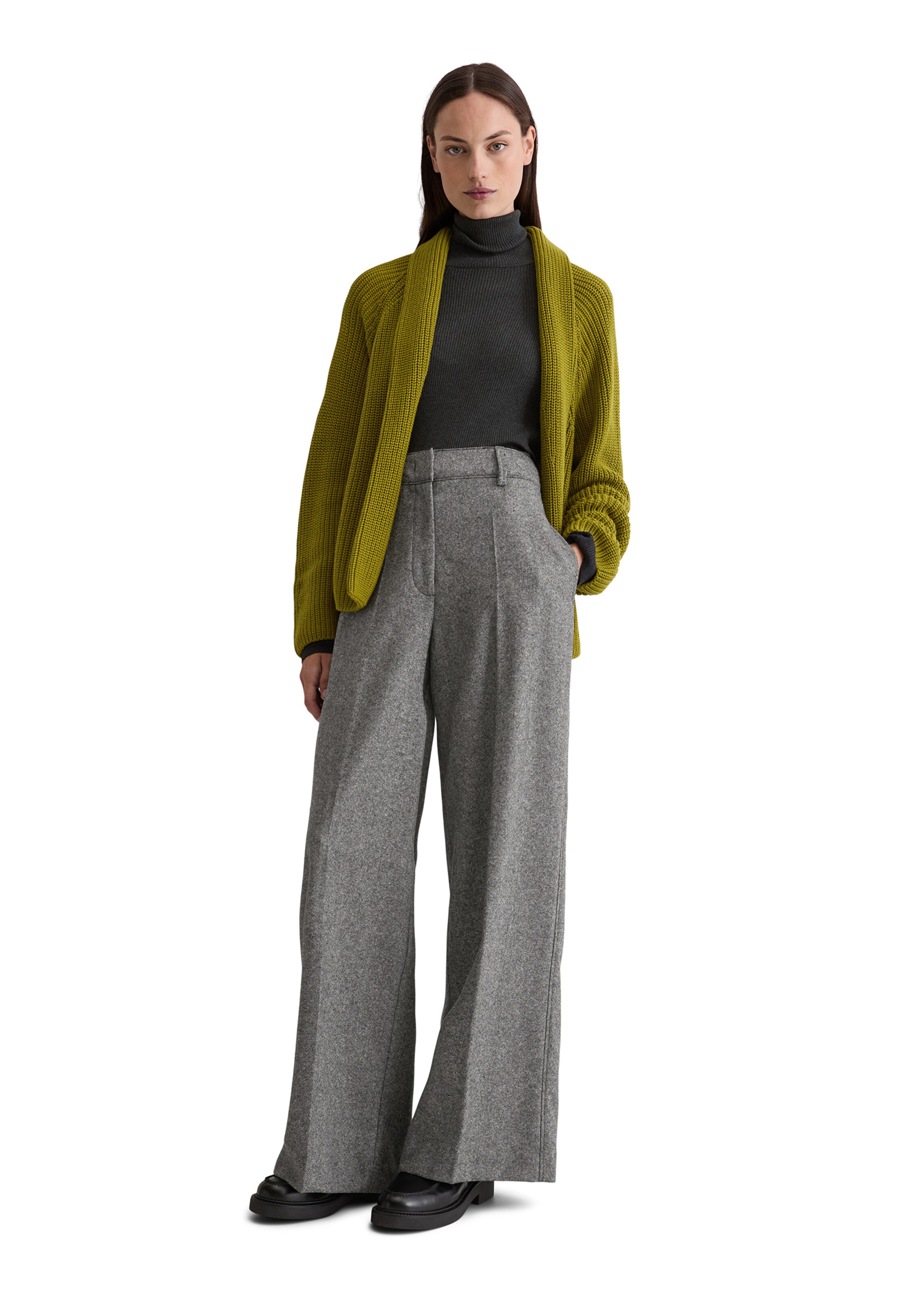 Marc O'Polo Вязаная кофта в Зеленый