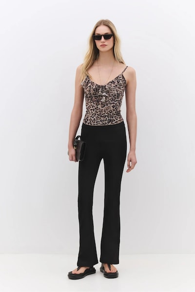 No Matter What Top in Brocade / Mocha / Black, Item view