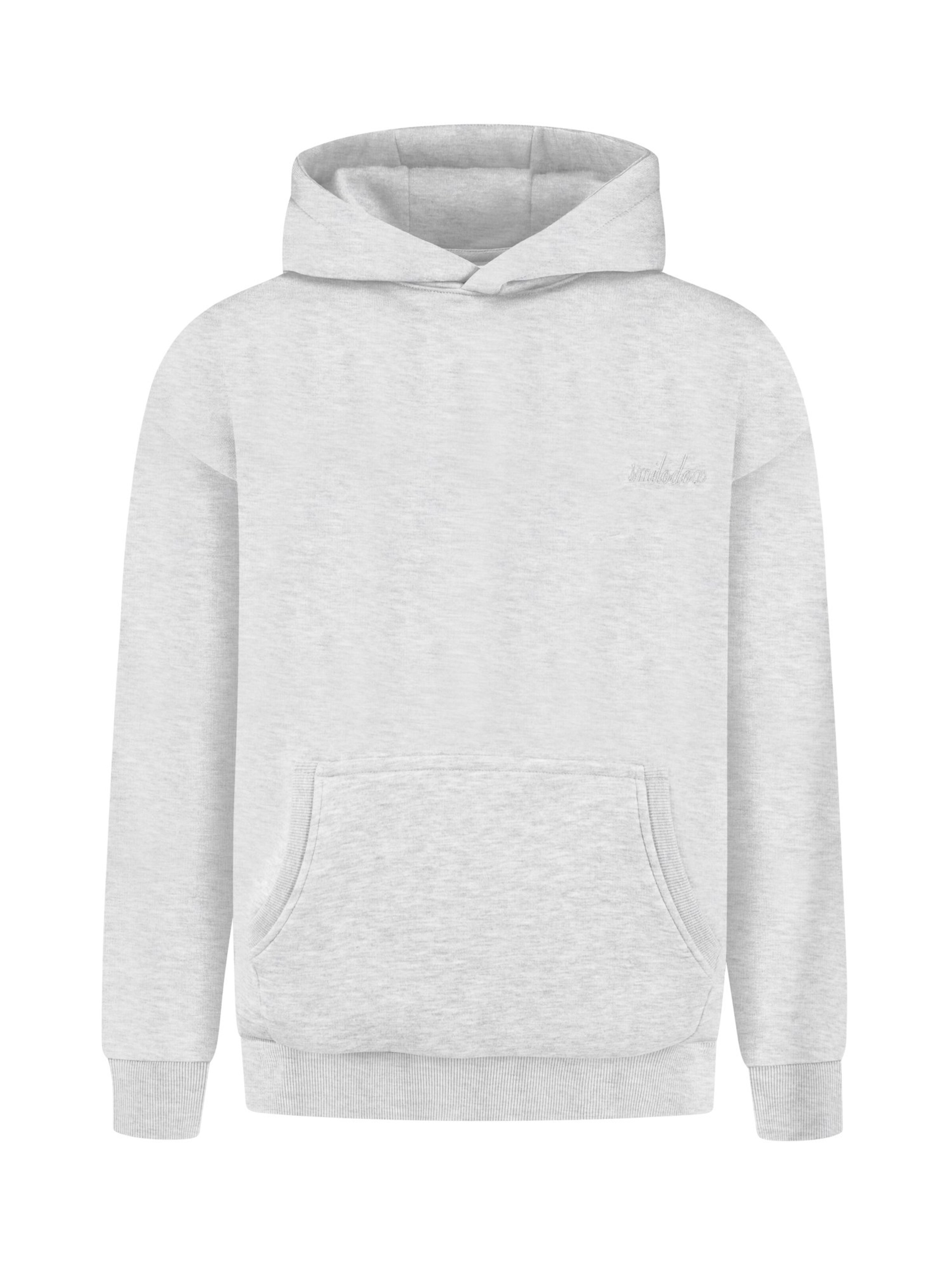 Smilodox Sweatvest in Grijs: voorkant