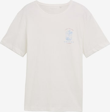 TOM TAILOR Shirt in Weiß: Vorderseite