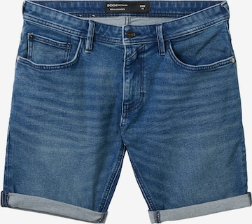 TOM TAILOR DENIM Regular Shorts in Blau: predná strana