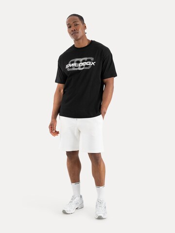 Smilodox Oversize T-Shirt Lyam in Schwarz: Vorderseite