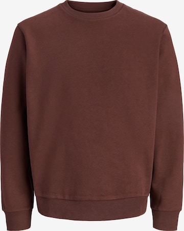 JACK & JONES Суичър 'JJEBradley' в кафяво: отпред