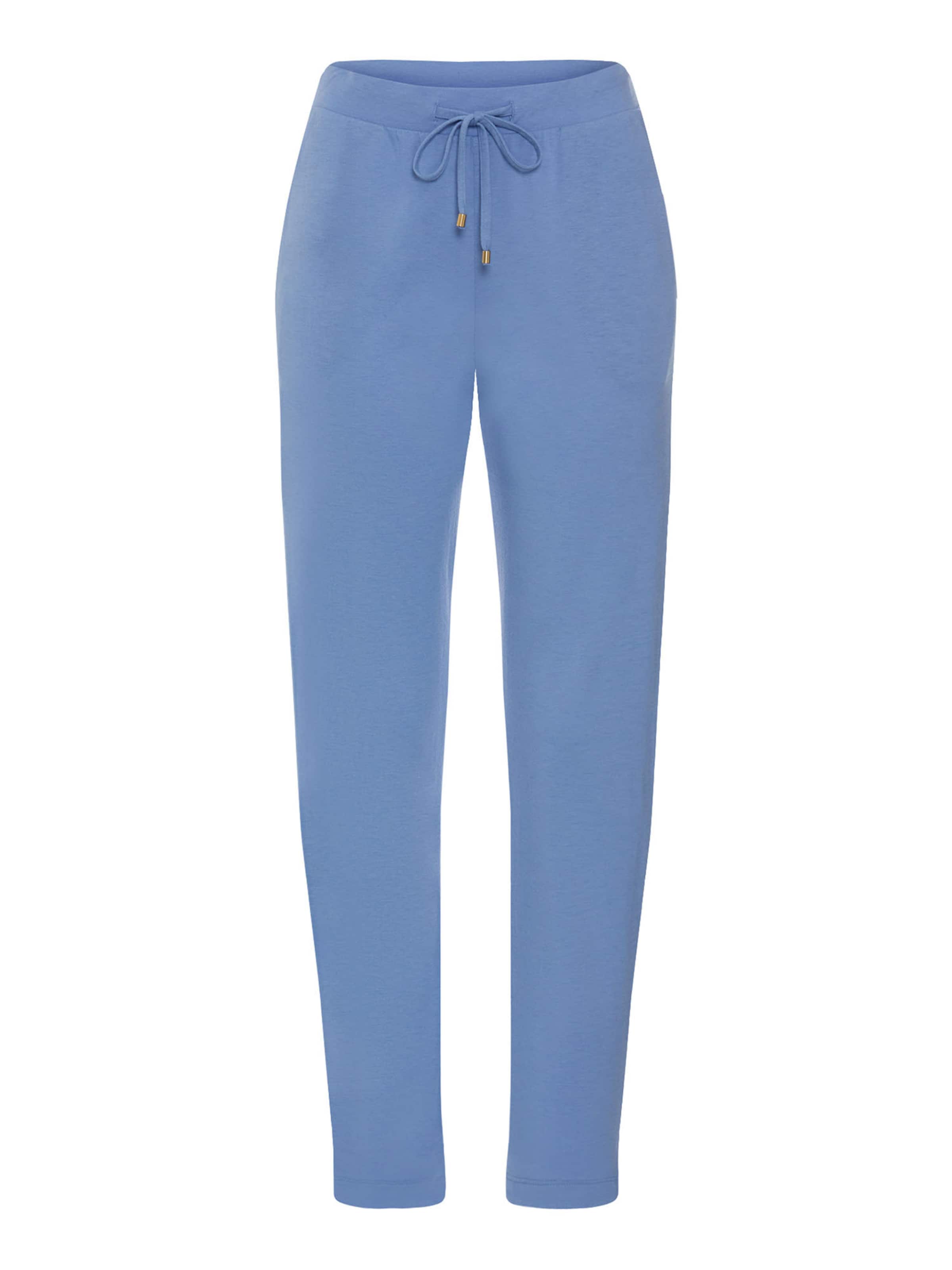 Pantalon de pyjama 'Sleep & Lounge' Hanro en bleu : devant