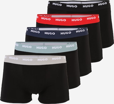 HUGO Bokserice u mornarsko plava / taupe siva / pastelno zelena / crvena / crna, Pregled proizvoda
