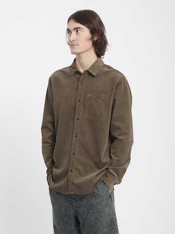 Coupe regular Chemise 'Zander' Volcom en marron