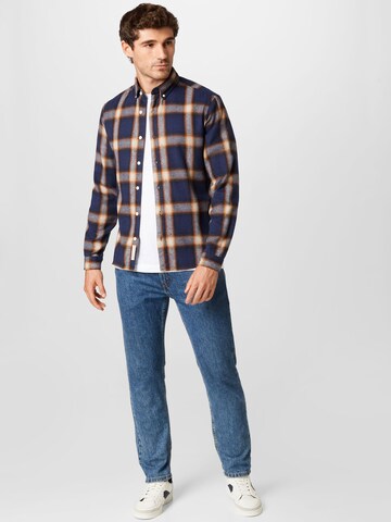 Revolution Regular fit Button Up Shirt in Blue