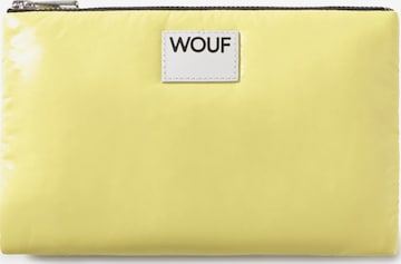 Wouf Clutch 'Glossy' in Geel: voorkant