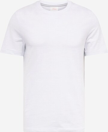 T-Shirt s.Oliver en blanc : devant